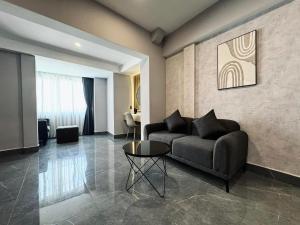 Posezení v ubytování LION 9 HOTEL