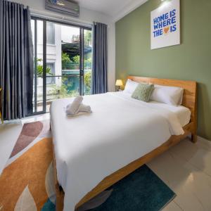 Postel nebo postele na pokoji v ubytování Diamond crown 2 Hotel