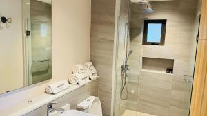 Koupelna v ubytování Minissy luxury Serviced Apartment