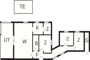 Půdorys ubytování 7 person holiday home in Struer-By Traum