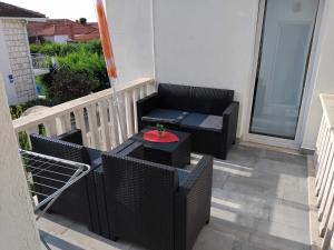 Balkón alebo terasa v ubytovaní Melita Apartements