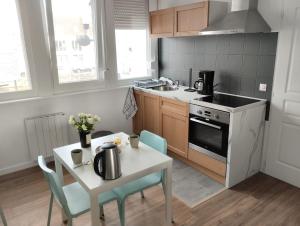Køkken eller tekøkken på Studio Rivage
