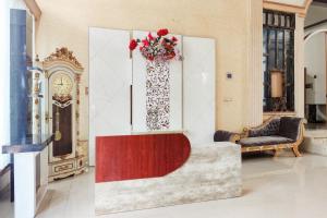 RedDoorz near Islamic Center Jambi的休息区