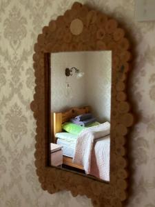 Postel nebo postele na pokoji v ubytování Tihuse Horsefarm B&B