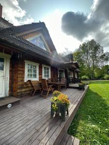 Zahrada ubytování Tihuse Horsefarm B&B