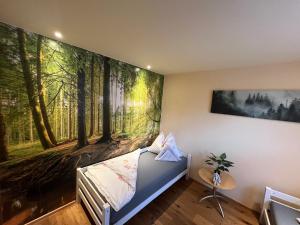 Postel nebo postele na pokoji v ubytování Apartment Waldnah