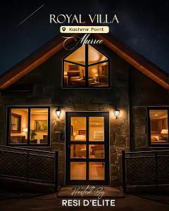 a rendering of a resort building at night at Royal Serviced Cottages in Murree