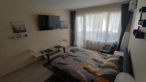 Μια τηλεόραση ή/και κέντρο ψυχαγωγίας στο Cosy Apartment