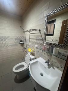 Koupelna v ubytování Apple Homestay