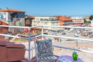 A balcony or terrace at Casa de Playa en Somo Centro