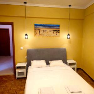 Katil atau katil-katil dalam bilik di Kavala Panorama View Apartment