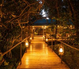 Zahrada ubytování Soroi Luxury Migration Camp
