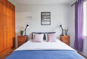Voodi või voodid majutusasutuse Hotel Hight le mount toas