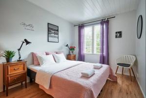 Voodi või voodid majutusasutuse Hotel Hight le mount toas