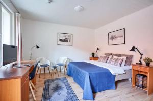 Voodi või voodid majutusasutuse Hotel Hight le mount toas