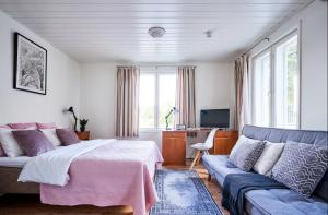 Voodi või voodid majutusasutuse Hotel Hight le mount toas