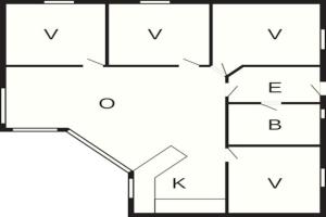 Půdorys ubytování 8 person holiday home in Roslev-By Traum