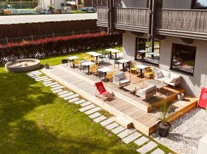 Um jardim em Hotel Simader