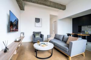 Posezení v ubytování base-PUSAN Serviced Apartment -Shanghai New International Expo Centre