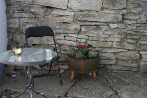 Patio nebo venkovní prostory v ubytování Visby Innerstad Lägenheter & Rum