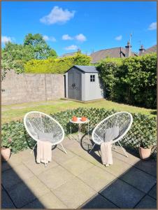 Zahrada ubytování Double & Single Room Options in Quiet, Relaxing Home in Frankfield