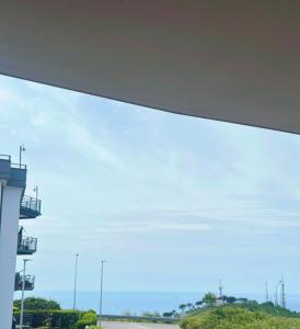 a view of the sky from an airport at Salerno BellaVista in Salerno