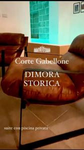 Posezení v ubytování Corte Gabellone - dimora storica