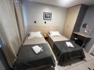 America Flat Localização incrível em São Luís客房内的一张或多张床位