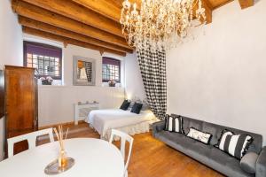 Postel nebo postele na pokoji v ubytování Garçonnière