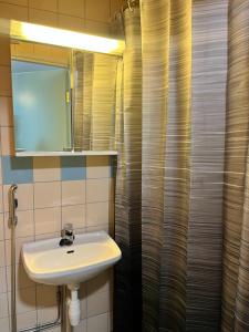 Koupelna v ubytování Academy Hotel Kemijärvi