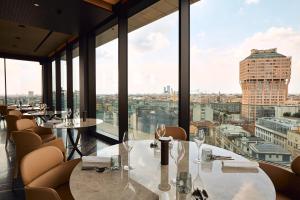 A restaurant or other place to eat at Uptown Palace
