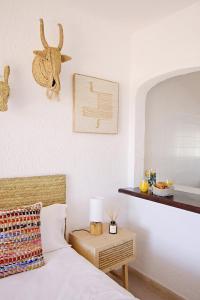 Postel nebo postele na pokoji v ubytování Apartamentos Strand Jávea
