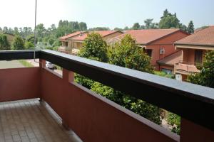 a view from the balcony of a building at BWR - Bilocale a Cornaredo ---vicino Rho Fiera--- in Cornaredo