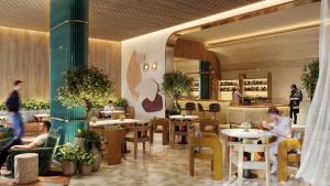 Restaurace v ubytování Pullman Resort Al Marjan Island