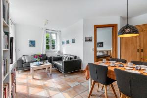 Posezení v ubytování Friesenhaus an der Schlei