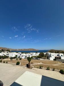 a view of a city with white buildings at Danа̃e Sun&Sea Stays in Livadion