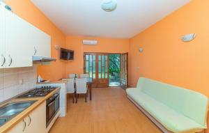 Una cocina o cocineta en Apartments Vrisika-family apartment