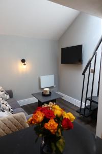 Μια τηλεόραση ή/και κέντρο ψυχαγωγίας στο Manchester City Centre Duplex