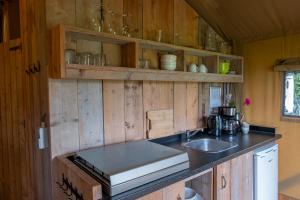 Kuchyň nebo kuchyňský kout v ubytování Hoeve Linnerveld XL + 36 fotografií