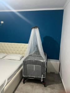 Postel nebo postele na pokoji v ubytování Bluva rooms