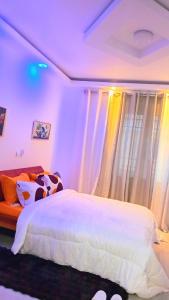 เตียงในห้องที่ Résidence Saphyr +11 ภาพ