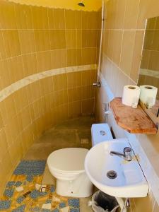 Koupelna v ubytování BallaSte