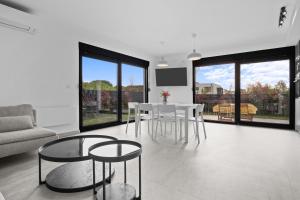 Χώρος καθιστικού στο Villa Bianca