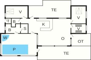 Půdorys ubytování 10 person holiday home in Hjørring-By Traum
