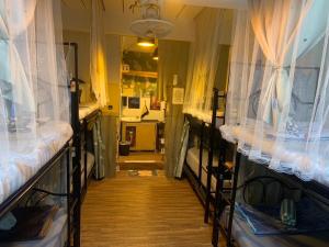 Kuchyň nebo kuchyňský kout v ubytování MINUM Hostel