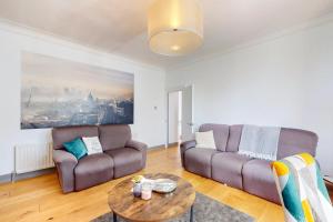 Χώρος καθιστικού στο 2Bed Flat 15min to Woolwich Arsenal & 5min to Bus
