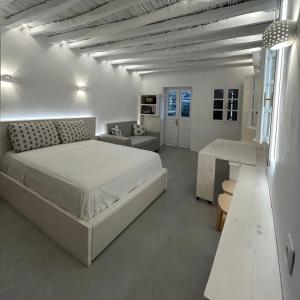 Ένα ή περισσότερα κρεβάτια σε δωμάτιο στο Cozy apartment 2 Kostos