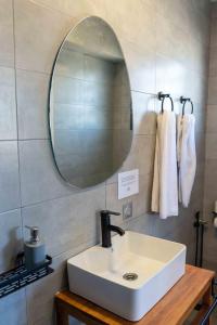 Koupelna v ubytování Hotel Naka