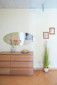 Kuchyň nebo kuchyňský kout v ubytování Hotel Miramare