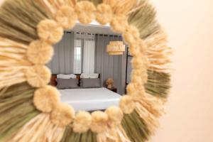Postel nebo postele na pokoji v ubytování Hotel Naka